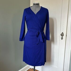 Diane von Furstenburg Julian Two mini wrap dress size 12